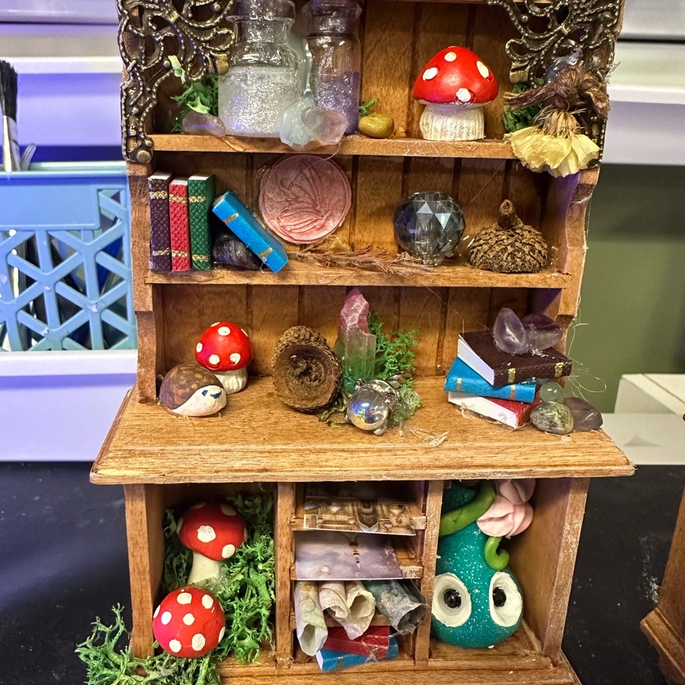 Mini custom Fairy Hutch